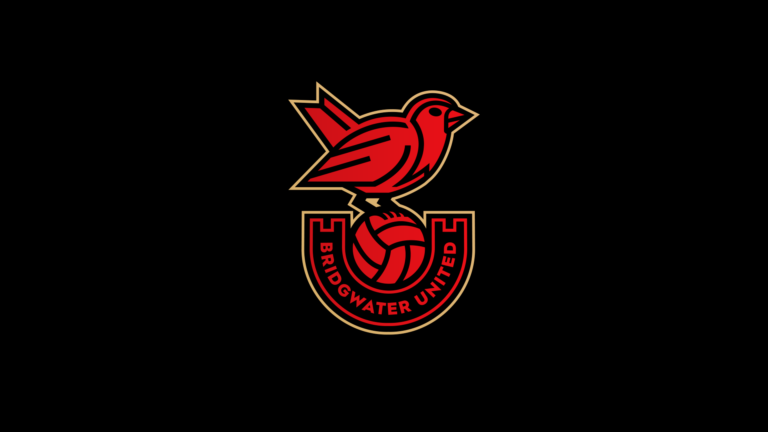 New Bridgwater United logo design by Chris Payne black